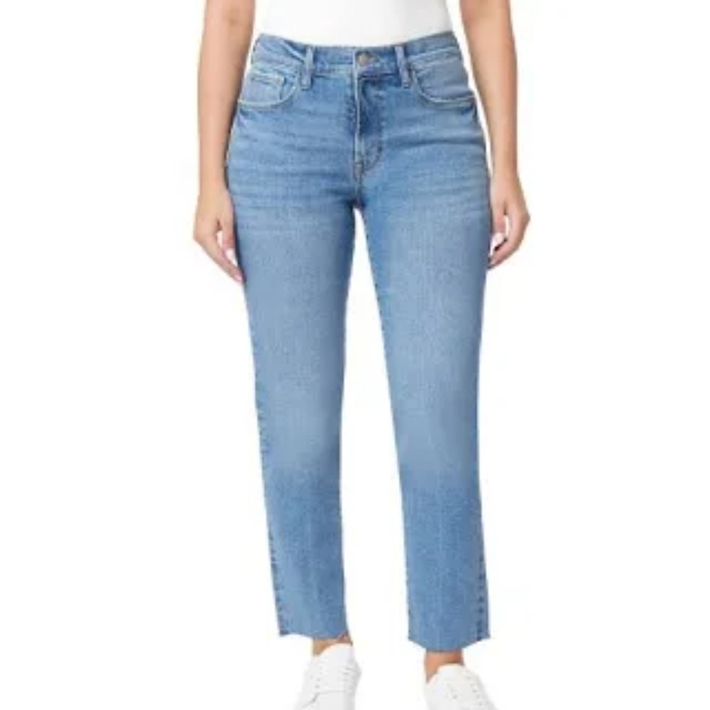 The Allie High Rise Slim Straight Jeans